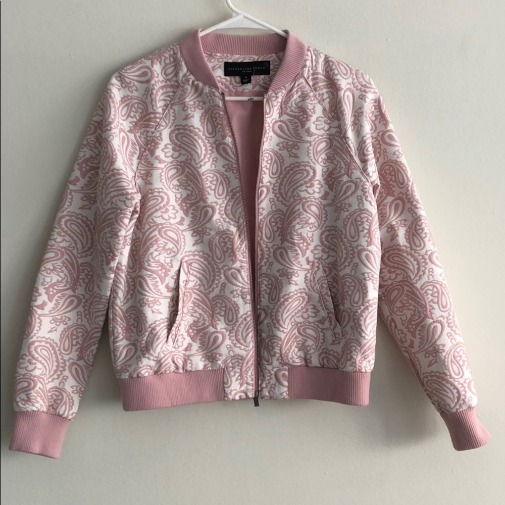 Victoria Beckham baseball embroidered jacket sizeS